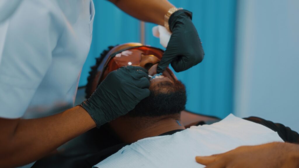 professional teeth whitening in Lagos at Lumis Dental Clinic Lekki